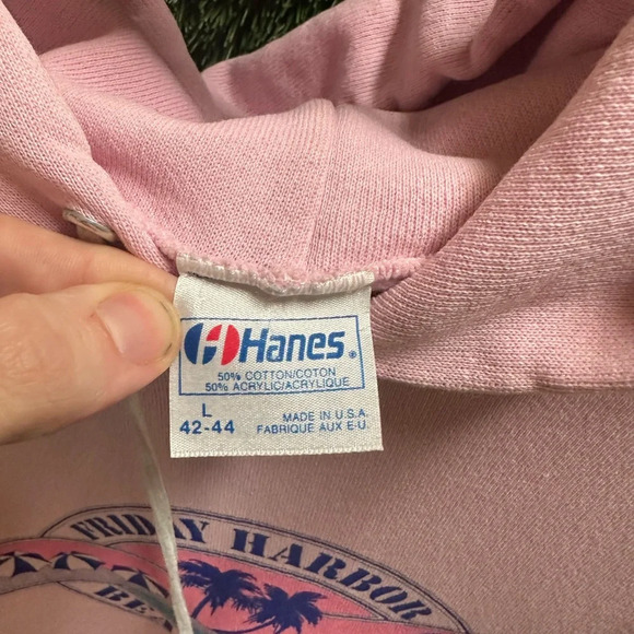 Vintage 1980s Friday Harbor Beach Club Hoodie Large - Picture 3 of 7